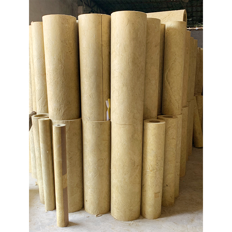 Why is rock wool shell the preferred material for high-temperature pipe insulation?